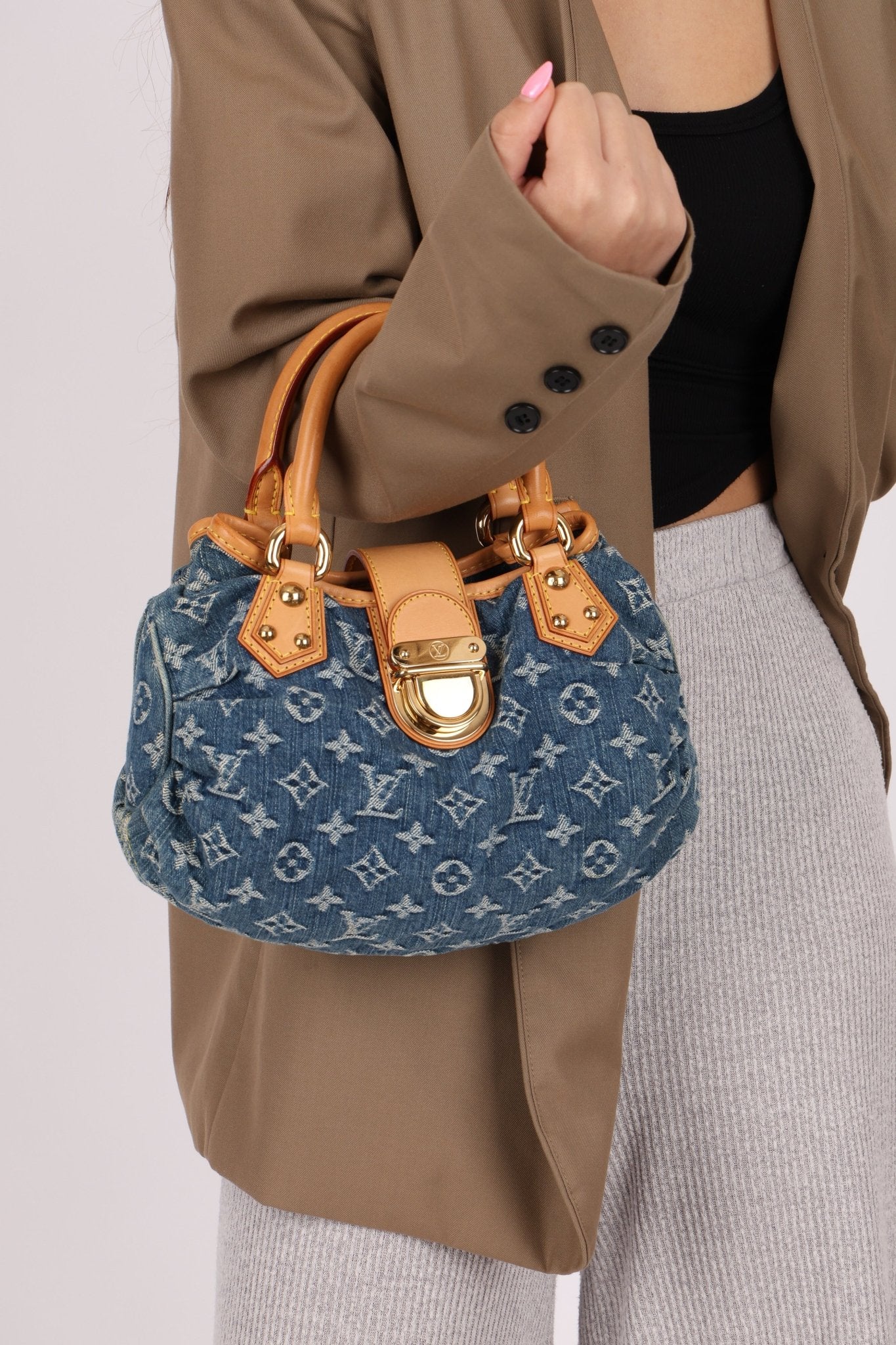 Louis Vuitton 2005 Monogram Denim Pleaty - FashioNica