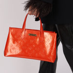 Louis Vuitton 2009 Vernis Wilshire Orange Mini Tote - FashioNica