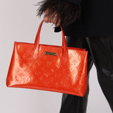 Louis Vuitton 2009 Vernis Wilshire Orange Mini Tote - FashioNica