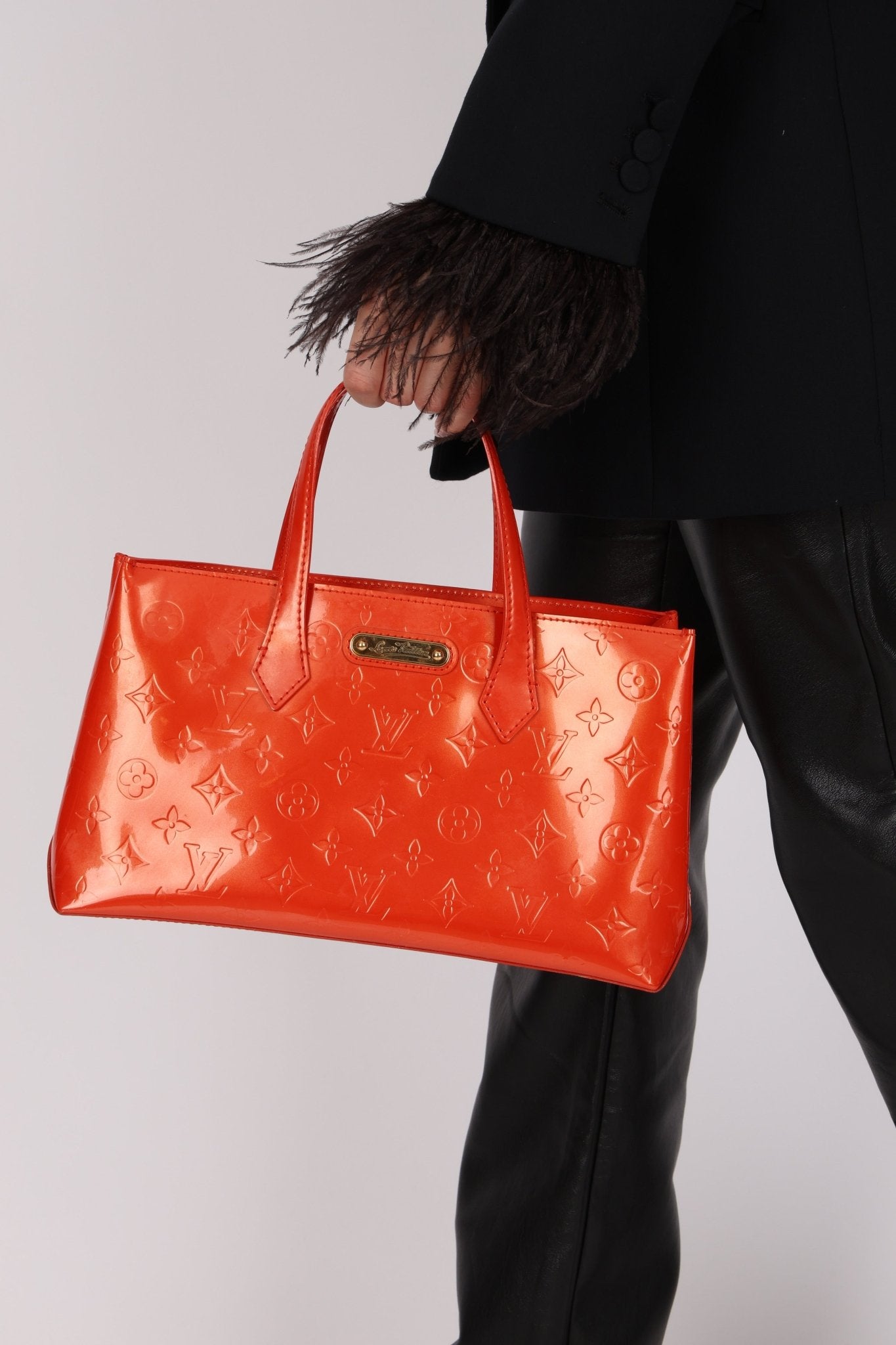 Louis Vuitton 2009 Vernis Wilshire Orange Mini Tote - FashioNica