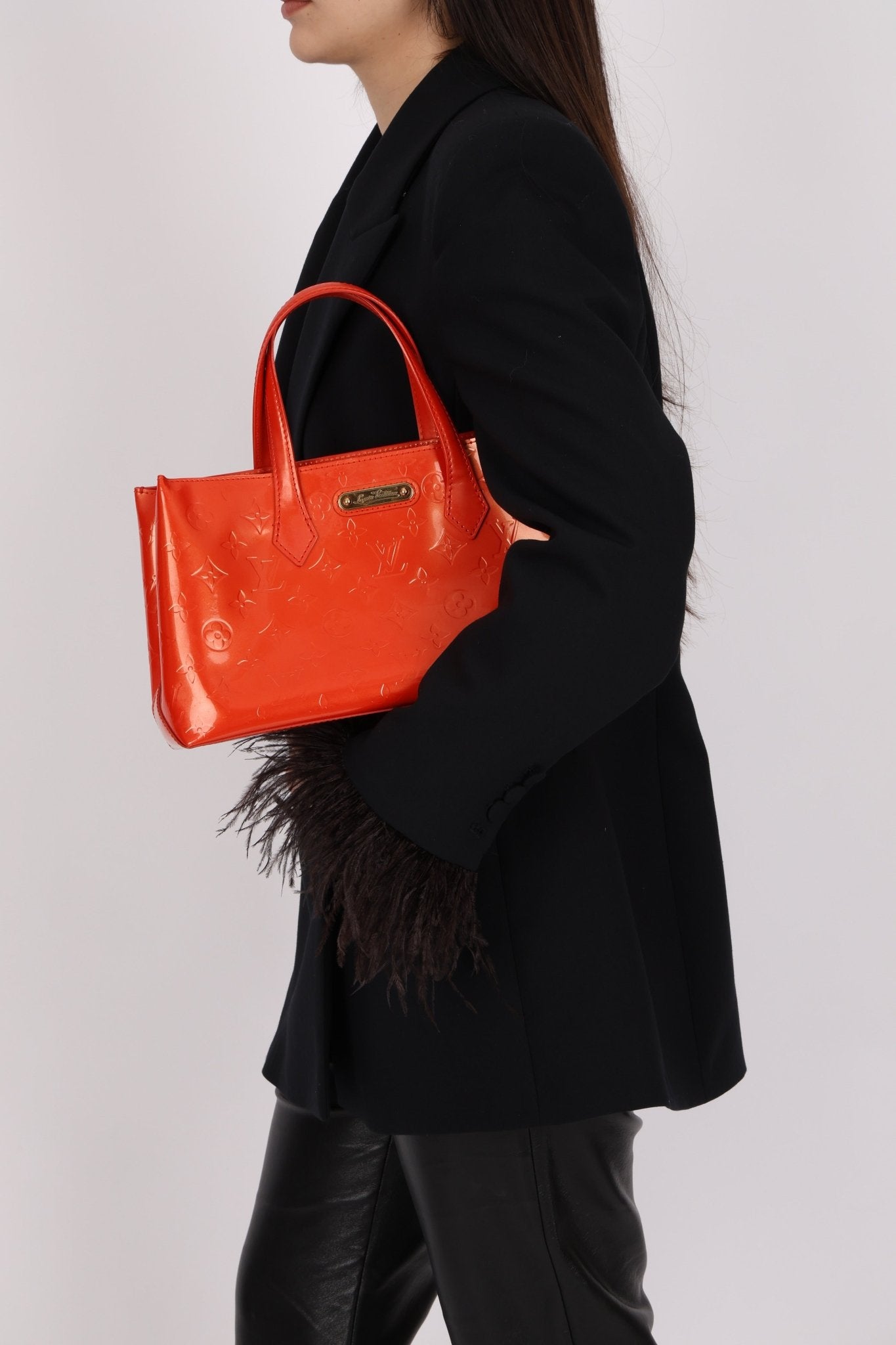 Louis Vuitton 2009 Vernis Wilshire Orange Mini Tote - FashioNica