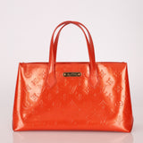 Louis Vuitton 2009 Vernis Wilshire Orange Mini Tote - FashioNica