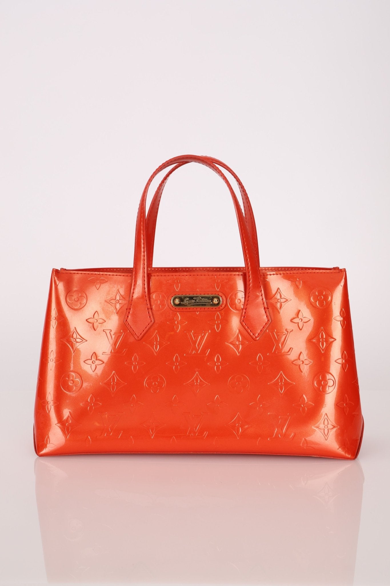 Louis Vuitton 2009 Vernis Wilshire Orange Mini Tote - FashioNica