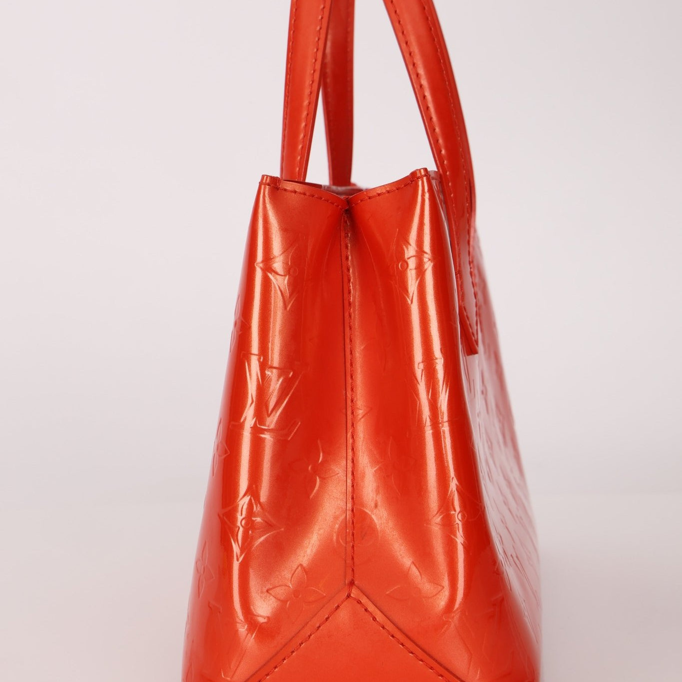 Louis Vuitton 2009 Vernis Wilshire Orange Mini Tote - FashioNica