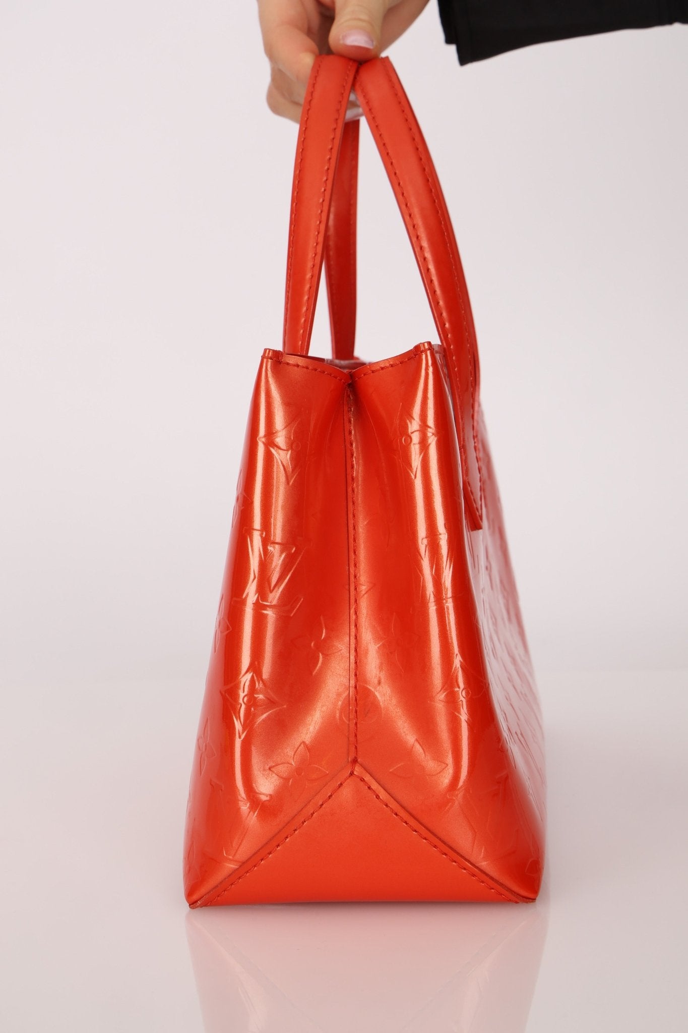 Louis Vuitton 2009 Vernis Wilshire Orange Mini Tote - FashioNica