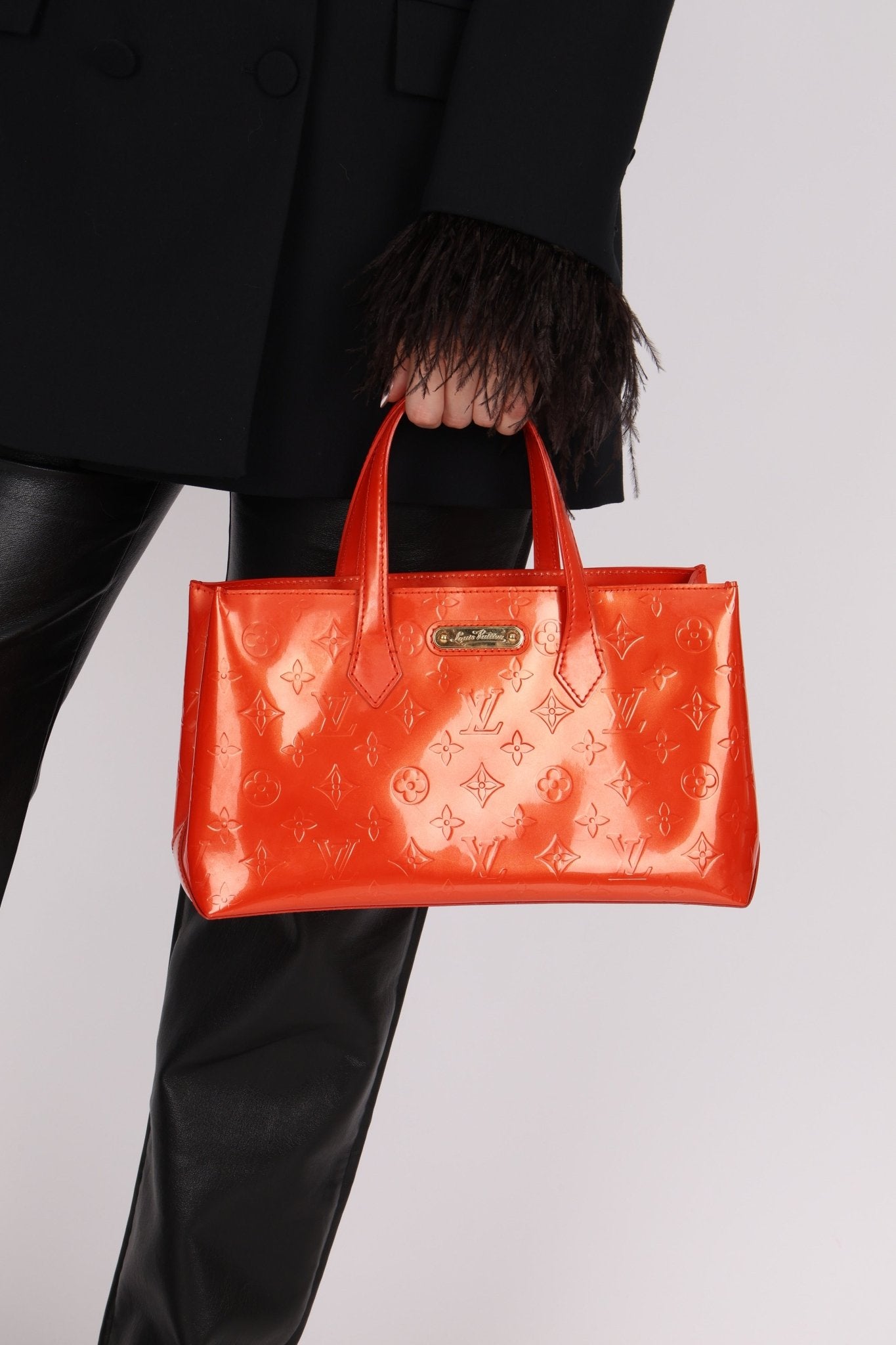 Louis Vuitton 2009 Vernis Wilshire Orange Mini Tote - FashioNica