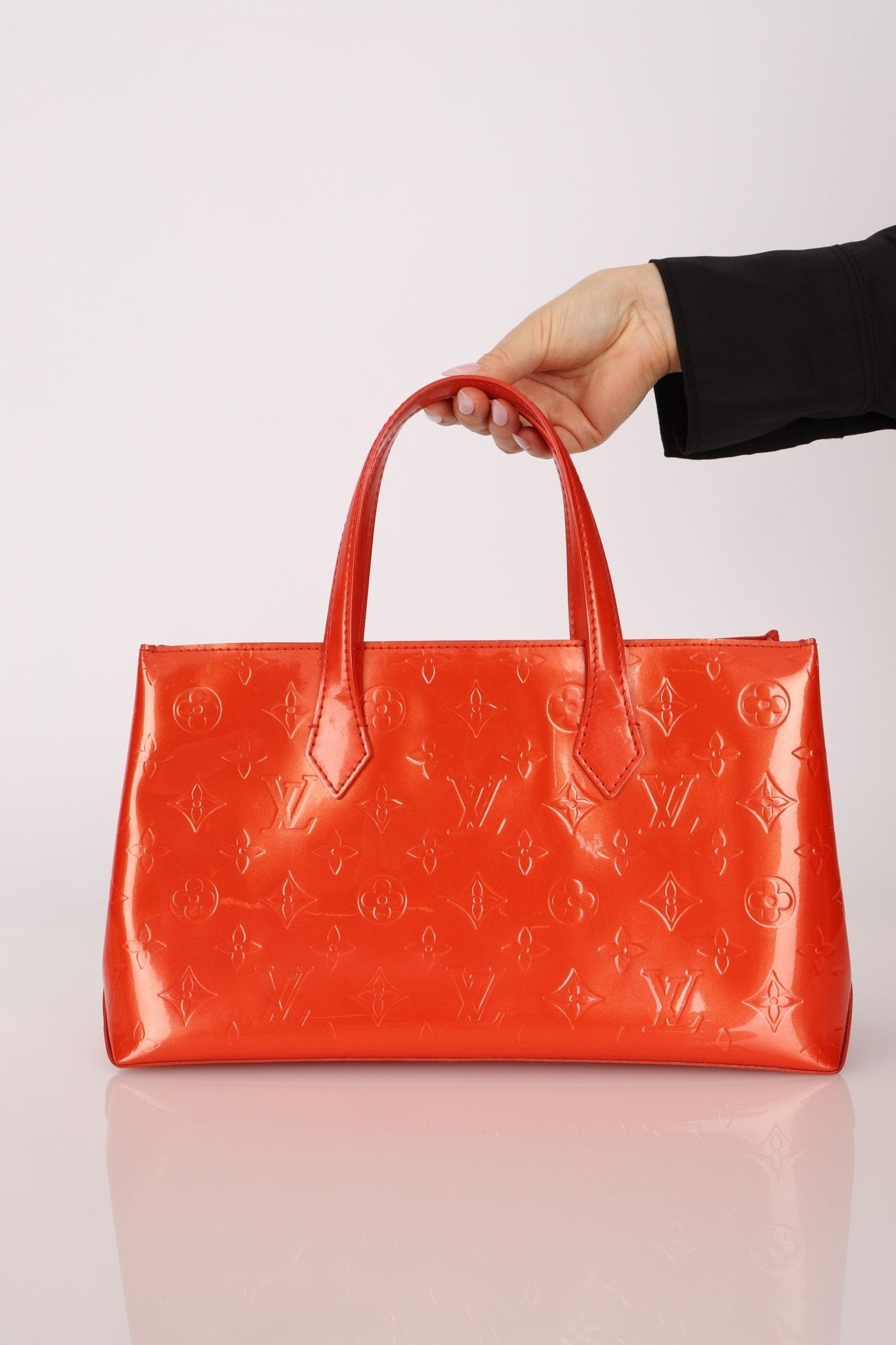Louis Vuitton 2009 Vernis Wilshire Orange Mini Tote - FashioNica