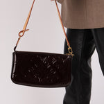 Louis Vuitton 2012 Monogram Amarante Vernis Pochette - FashioNica