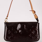 Louis Vuitton 2012 Monogram Amarante Vernis Pochette - FashioNica