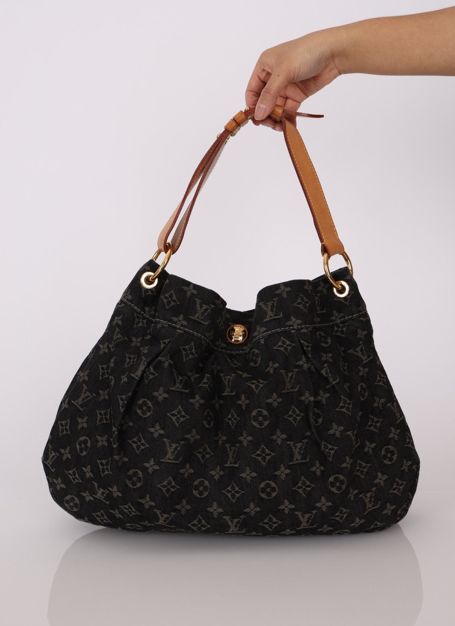 Louis Vuitton Black Denim Monogram Daily PM - FashioNica