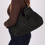 Louis Vuitton Black Denim Monogram Daily PM - FashioNica
