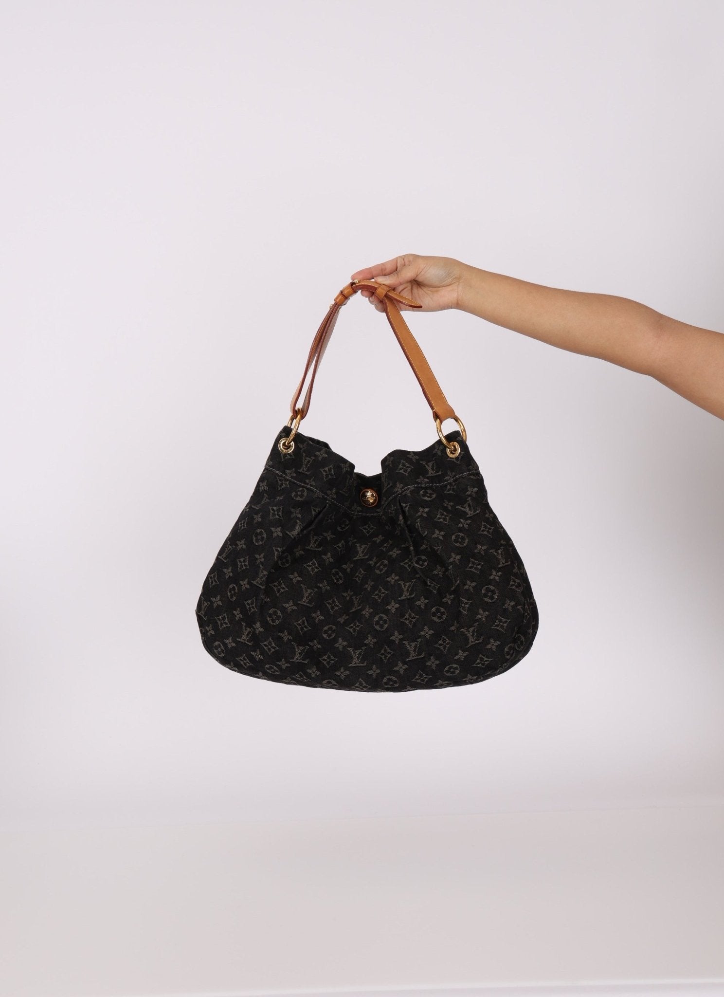 Louis Vuitton Black Denim Monogram Daily PM - FashioNica