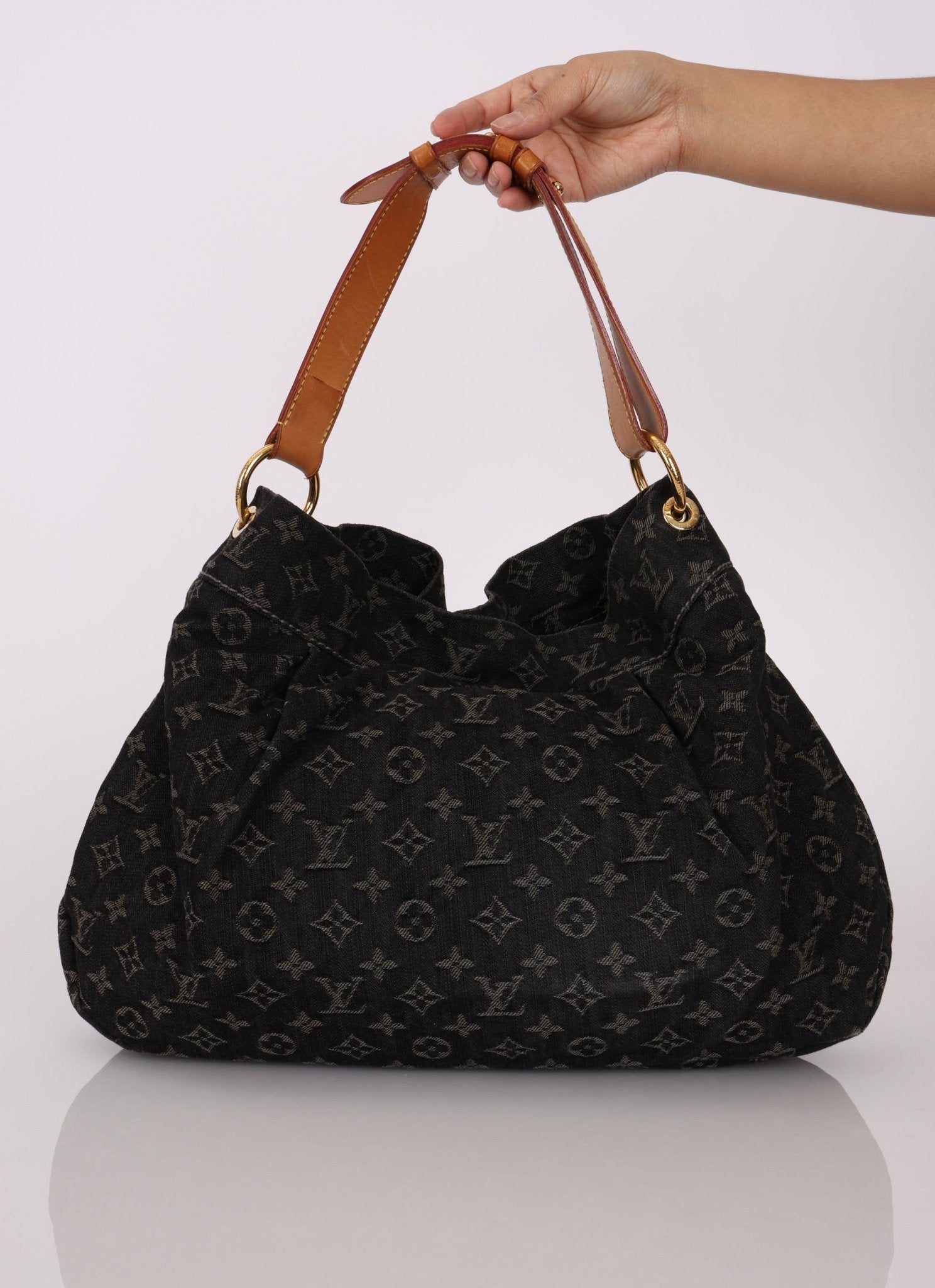 Louis Vuitton Black Denim Monogram Daily PM - FashioNica