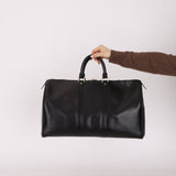 Louis Vuitton Black Epi Leather Keepall 45 - FashioNica
