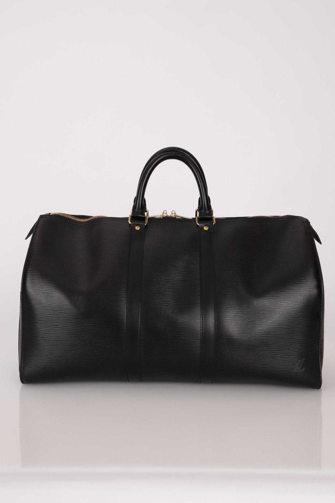 Louis Vuitton Black Epi Leather Keepall 45 - FashioNica