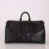 Louis Vuitton Black Epi Leather Keepall 45 - FashioNica