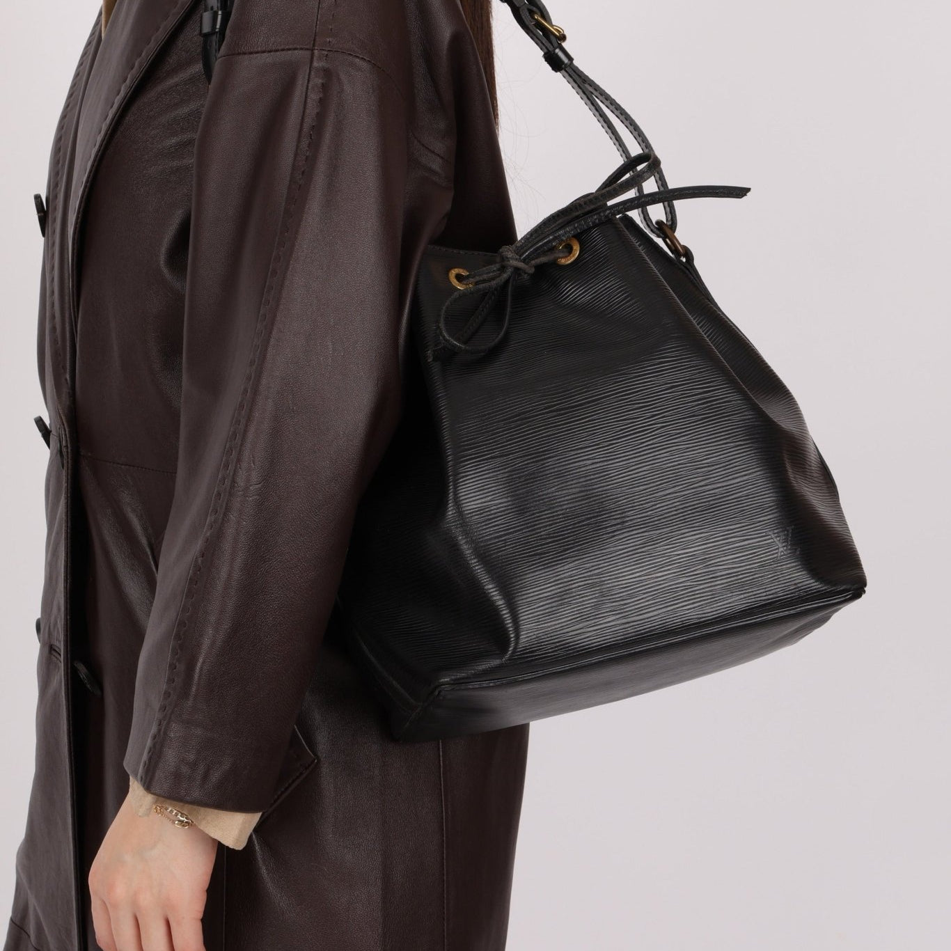 Louis Vuitton Black Epi Petit Noe - FashioNica