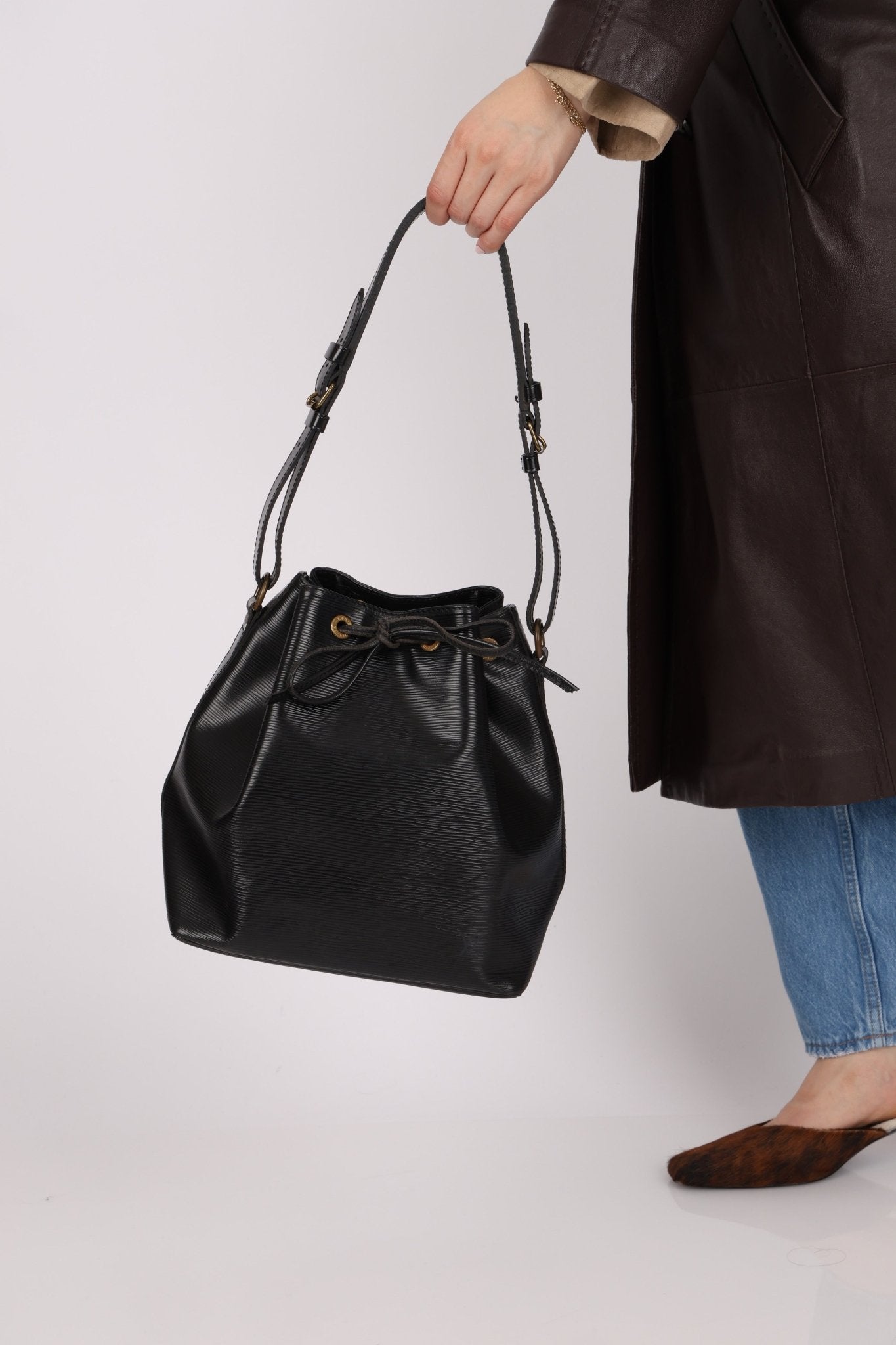 Louis Vuitton Black Epi Petit Noe - FashioNica