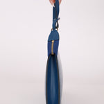 Louis Vuitton Blue Epi Leather Pochette - FashioNica