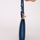 Louis Vuitton Blue Epi Leather Pochette - FashioNica