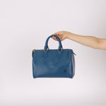 Louis Vuitton Blue Epi Speedy 30 - FashioNica