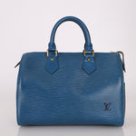 Louis Vuitton Blue Epi Speedy 30 - FashioNica