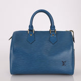 Louis Vuitton Blue Epi Speedy 30 - FashioNica