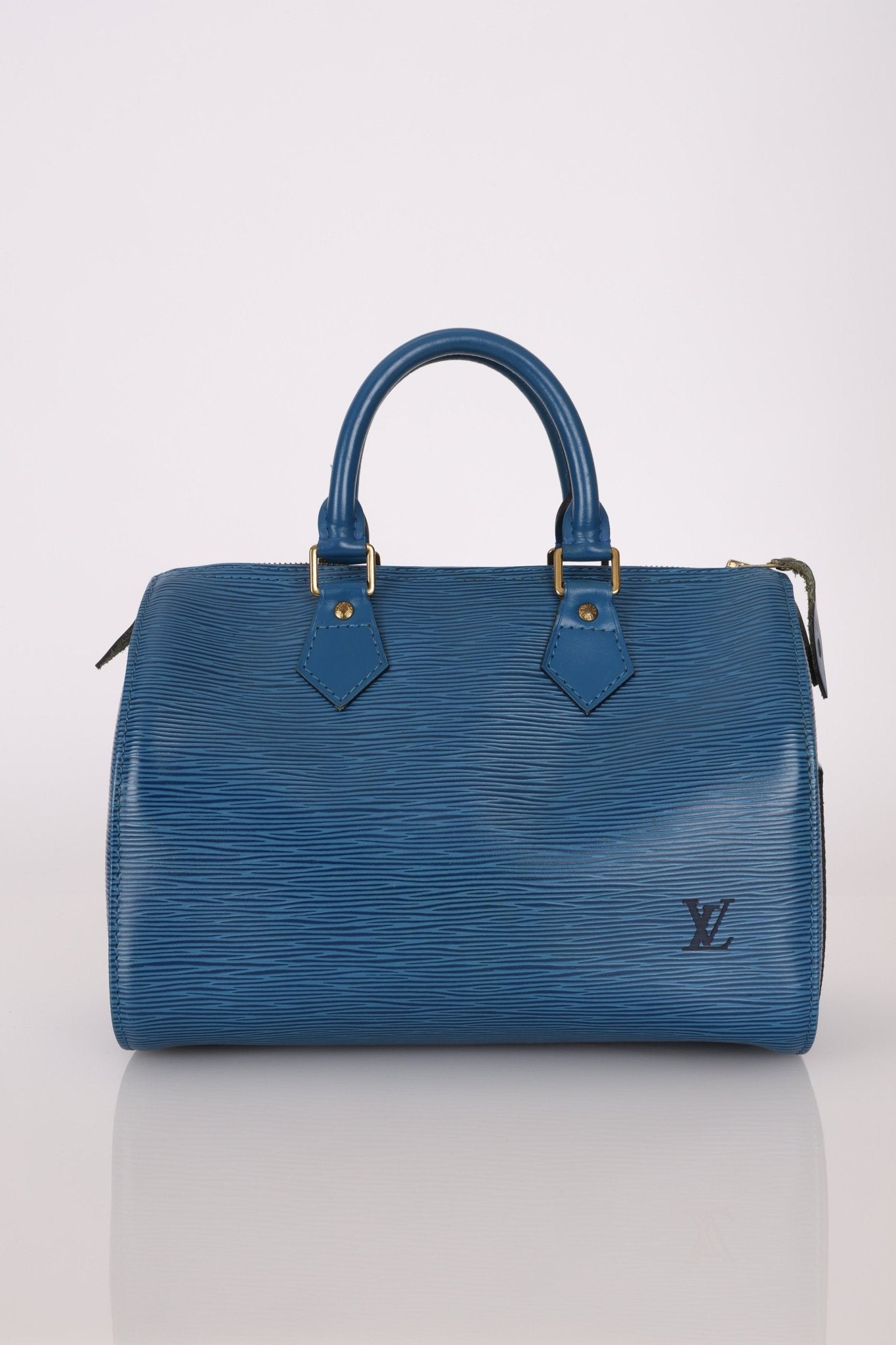 Louis Vuitton Blue Epi Speedy 30 - FashioNica