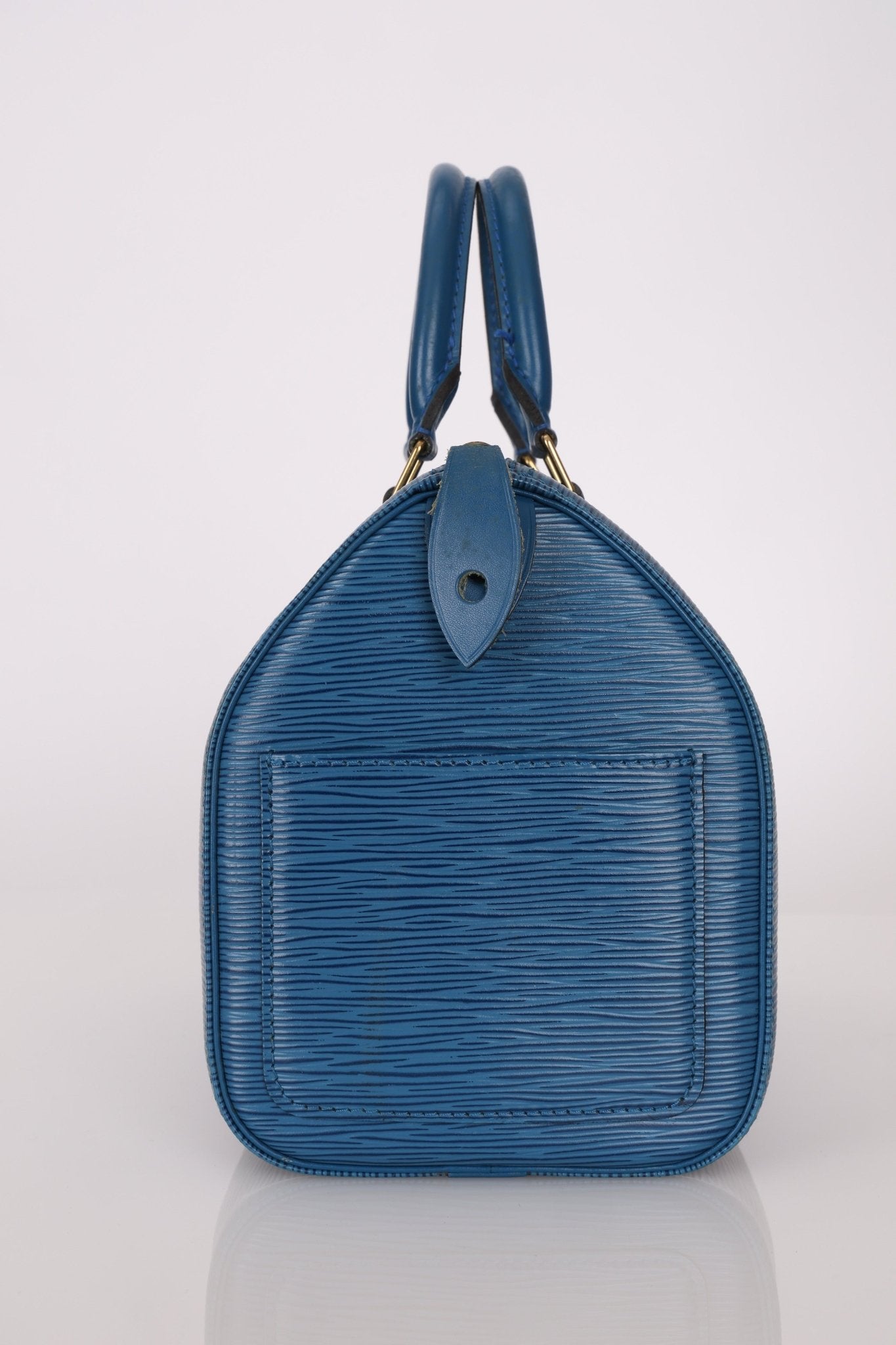 Louis Vuitton Blue Epi Speedy 30 - FashioNica