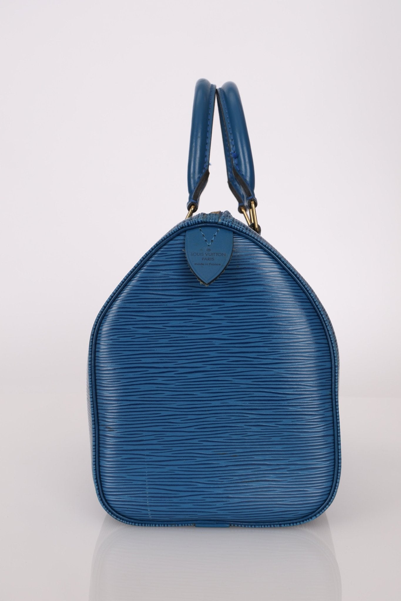 Louis Vuitton Blue Epi Speedy 30 - FashioNica