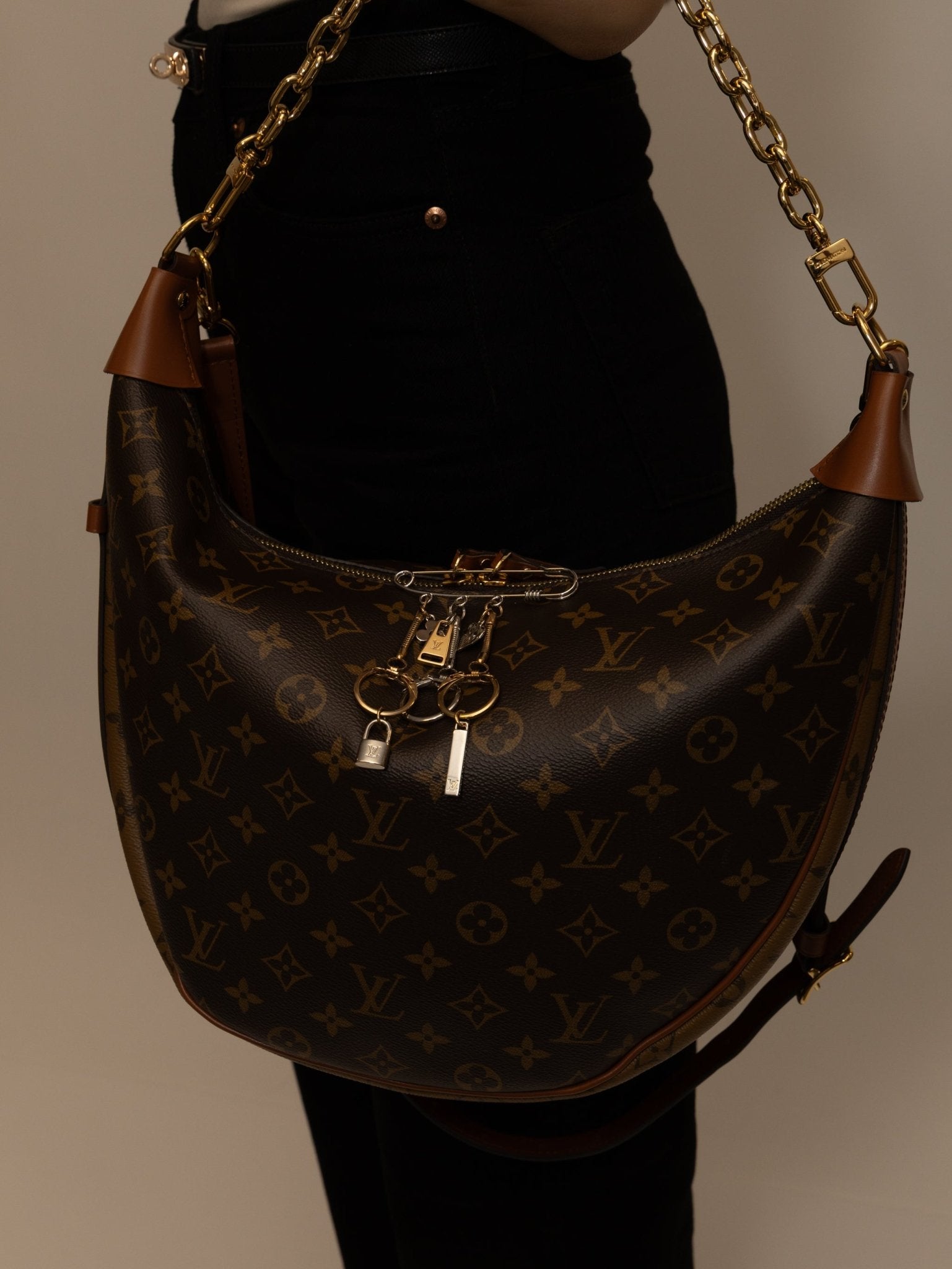Louis Vuitton Charms Safety Pin Brooch - FashioNica