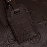 Louis Vuitton Chocolate Leather Monogram Revelation Keepall Bandouliere 45 - FashioNica