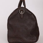 Louis Vuitton Chocolate Leather Monogram Revelation Keepall Bandouliere 45 - FashioNica