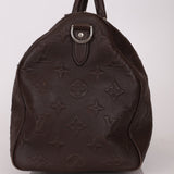 Louis Vuitton Chocolate Leather Monogram Revelation Keepall Bandouliere 45 - FashioNica