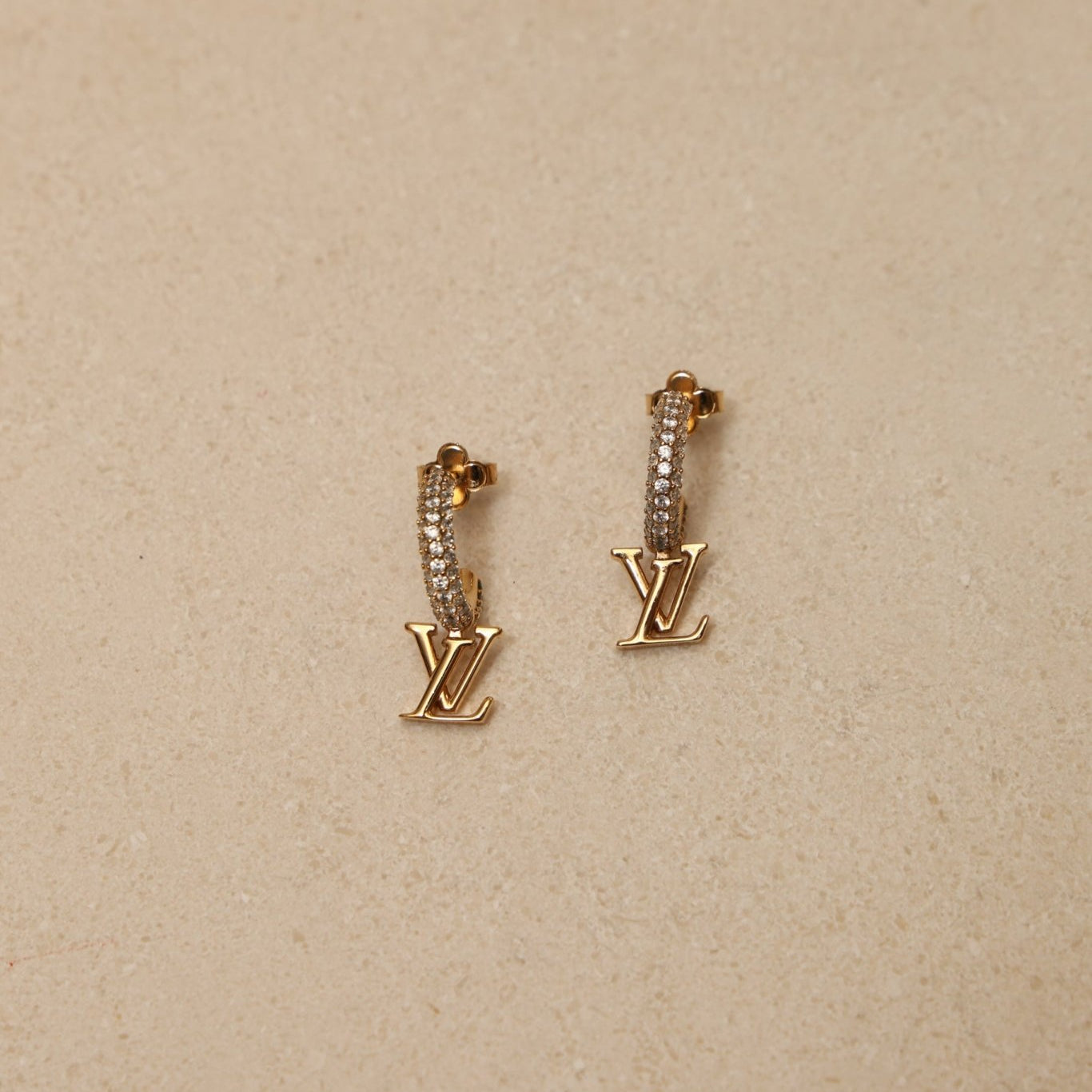 Louis Vuitton Crystal Iconic LV Hoops - FashioNica