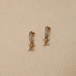 Louis Vuitton Crystal Iconic LV Hoops - FashioNica