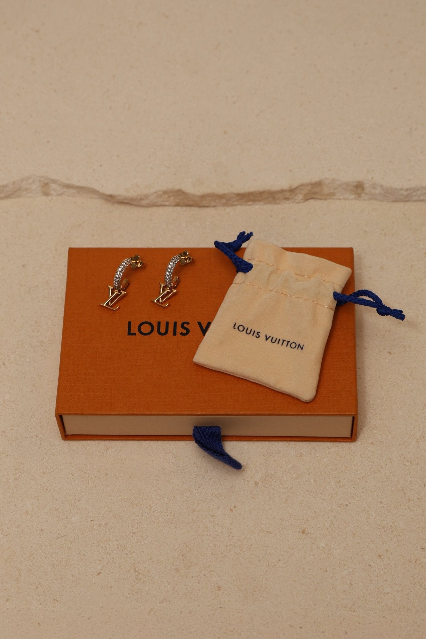 Louis Vuitton Crystal Iconic LV Hoops - FashioNica