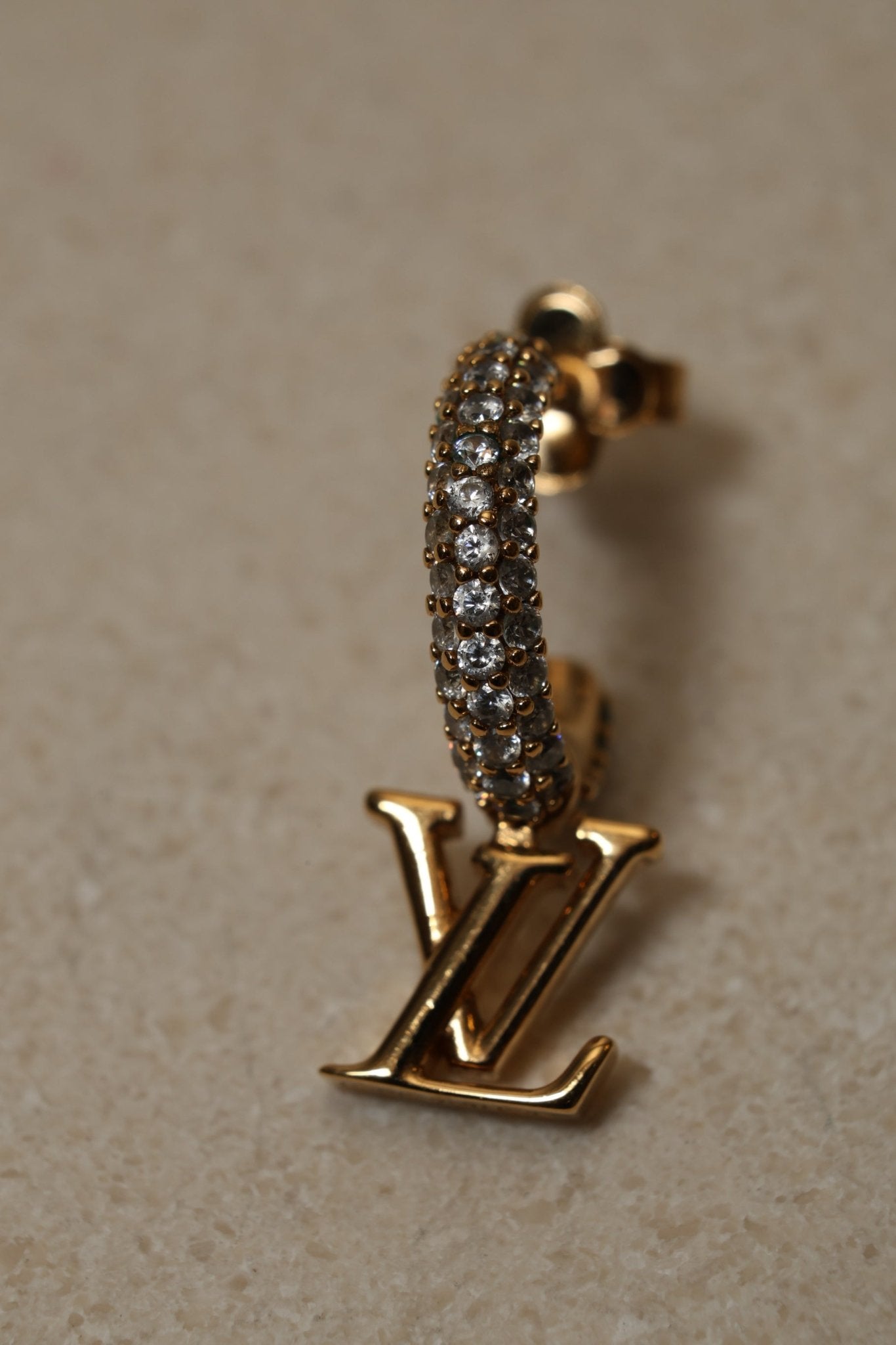 Louis Vuitton Crystal Iconic LV Hoops - FashioNica
