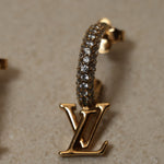 Louis Vuitton Crystal Iconic LV Hoops - FashioNica