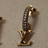 Louis Vuitton Crystal Iconic LV Hoops - FashioNica