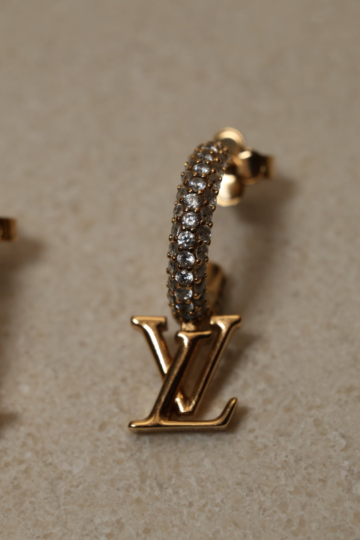 Louis Vuitton Crystal Iconic LV Hoops - FashioNica