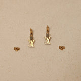 Louis Vuitton Crystal Iconic LV Hoops - FashioNica