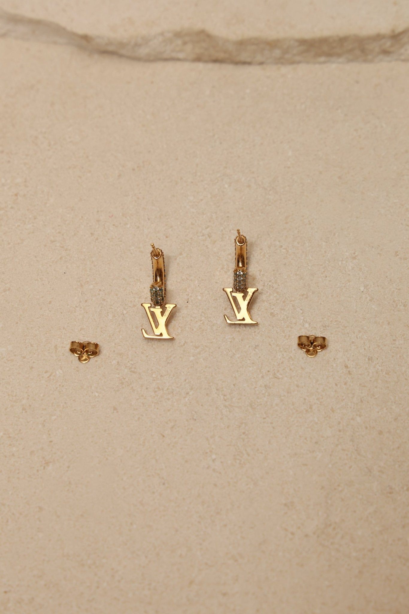 Louis Vuitton Crystal Iconic LV Hoops - FashioNica