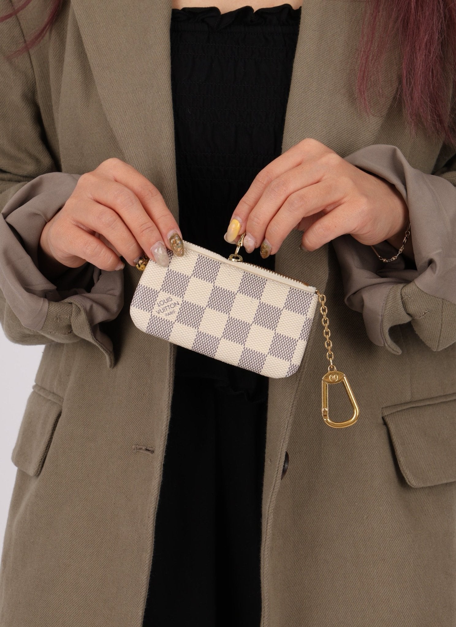 Louis Vuitton Damier Azur Key Pouch - FashioNica