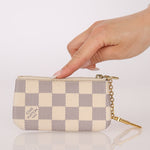 Louis Vuitton Damier Azur Key Pouch - FashioNica
