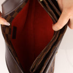 Louis Vuitton Damier Ebene Aubagne Shoulder Bag - FashioNica