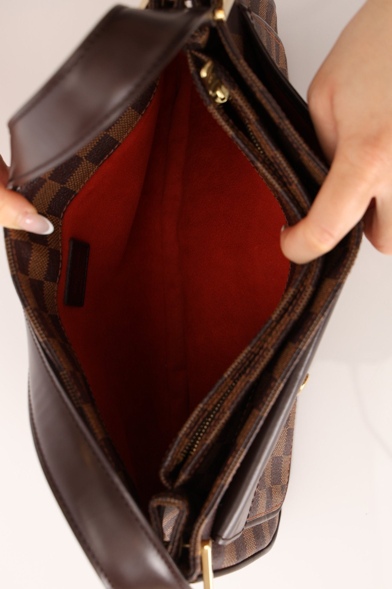 Louis Vuitton Damier Ebene Aubagne Shoulder Bag - FashioNica