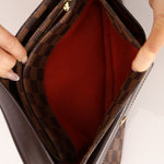 Louis Vuitton Damier Ebene Aubagne Shoulder Bag - FashioNica