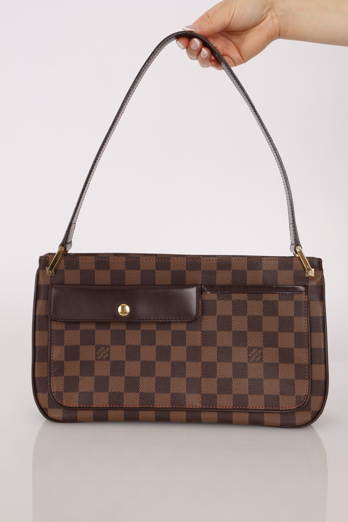 Louis Vuitton Damier Ebene Aubagne Shoulder Bag - FashioNica