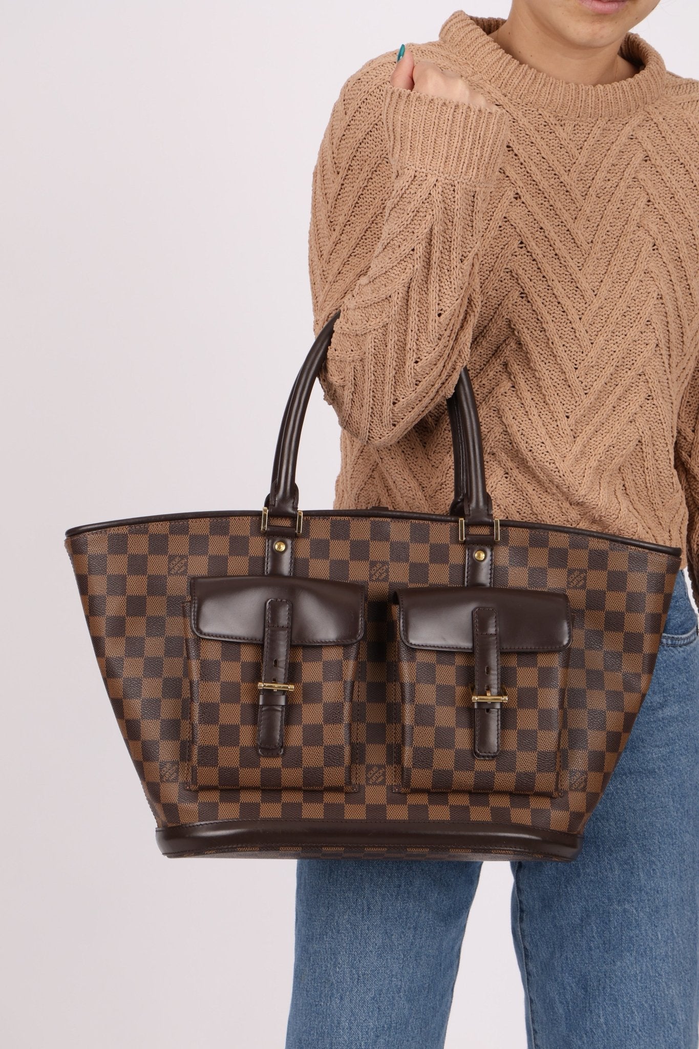 Louis Vuitton Damier Ebene Manosque and Louis Vuitton Mini Bag - FashioNica